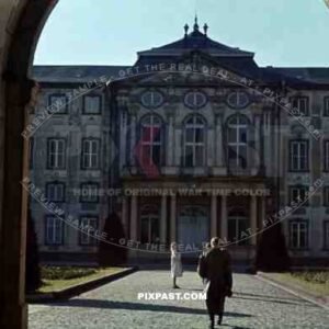 Palace Bruchsal, Bruchsal, Baden Wurttemberg, Germany, 1941, 22nd Panzer Division,