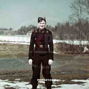 Panzer-Regiment 33, Uniform, Helmet, Portrait, Pz.Rgt.Conze, later becoming, 9.Pz.Div, Kaserne, Germany 1941