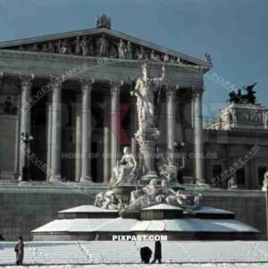 Parliament building in Vienna, Austria 1940