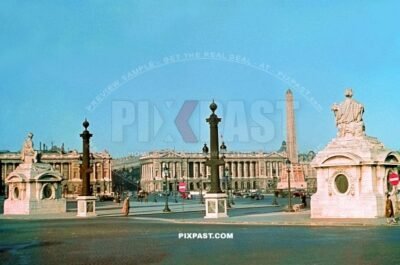 Place de la Concorde in Paris, German occupied France 1940