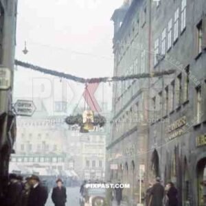 Plobenhofstrasse near the market place of Nuremberg, Germany 1940