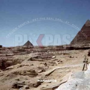 Pyramid of Cheops in Giza, Egypt 1939