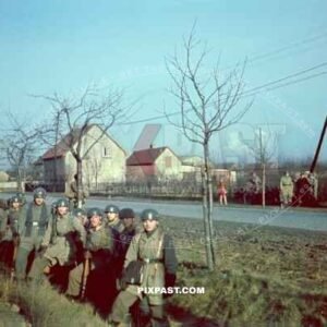 Ramcke German Paratroopers / Fallschirmjager  training outside the town of Halle Saale 1940