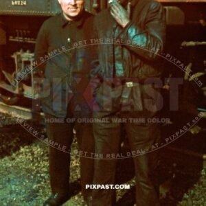 Reichsbahn Train driver. Troop transport for a Flak unit to Russia.Headquarters command. Major Heinrich Bindewald