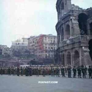 Rome Italy 1944 Captured POW American Colosseum camo Darby