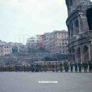 Rome Italy 1944 Captured POW American Colosseum camo Darby