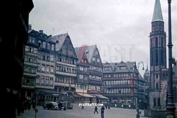 Römerplatz in Frankfurt am Main, Germany 1940