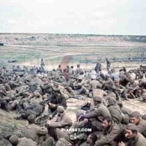 Russian POW prisoners camp Barbarossa uniform hungry summer 19th Panzer Division Heeresgruppe Mittle 1941