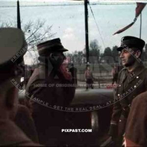 SA Leader Lutze in Sieradz, Poland 1942