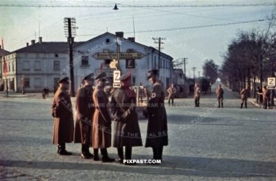 SA SS Lotz Ghetto Poland 1942. parade salute Schmalz Kurt Greiser Arthur