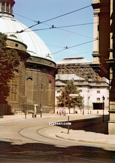 Sankt Saint Hedwigs Kathedrale Cathedral Franzosische Strasse Berlin 1941