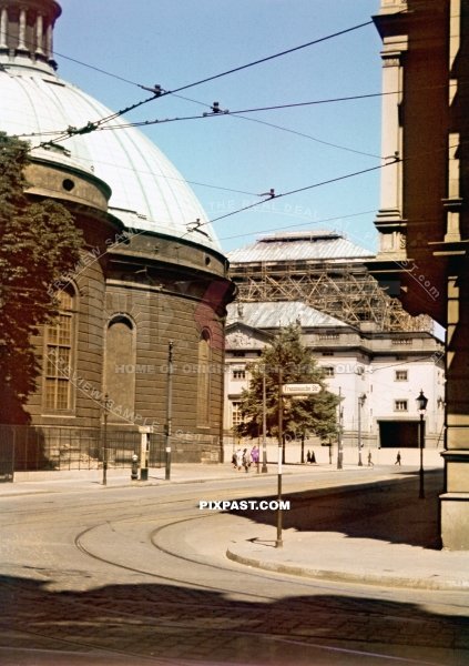 Sankt Saint Hedwigs Kathedrale Cathedral Franzosische Strasse Berlin 1941