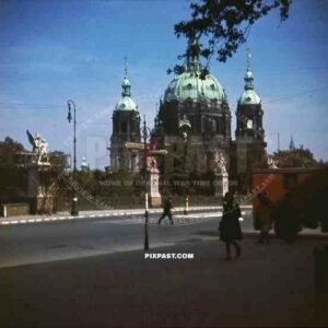 Schlossplatz and the Berlin cathedral, Germany ~1940