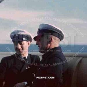 Ship Captain of the KDF Cruiser MV Wilhelm Gustloff, 1939, Leaving Hamburg Harbour.