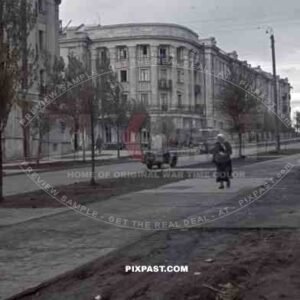 Shkadinova street in Kramatorsk, Ukraine ~1942