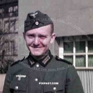 Soldier at the St. Georg hospital in Leipzig, Germany 1940