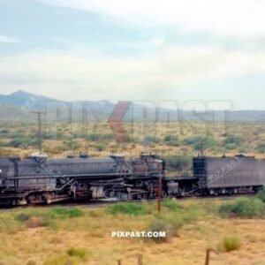 Southern Pacific No. 4264  class AC-11 4-8-8-2 Cab Forward type steam locomotive Train. Texas USA 1941
