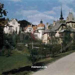 Spa park in Baden, Austria 1937