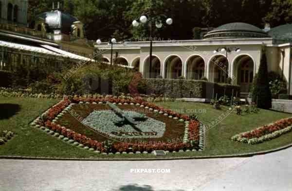 Spa park in Baden, Austria 1937