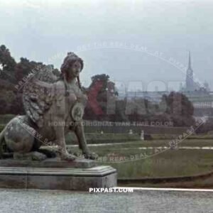 Sphinx at the Belvedere Palace in Vienna, Austria ~1938