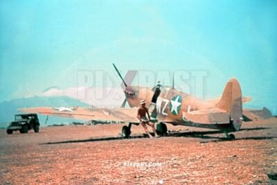 Spitfire Mk V (trop) WZ-J JL237. Gentleman Jim. 309th Fighter Squadron of the 31st Fighter Group USAAF. Sicily 1943.