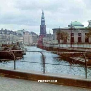 St Nicholas Church, Copenhagen Denmark 1938. Thorvaldsens Museum. Christiansborg Slotskirke.Stormbroen Nationalmuseet
