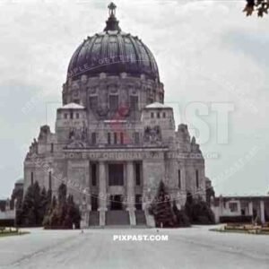 St. Charles Borromeo church at Vienna Central Cemetery, Austria 1939