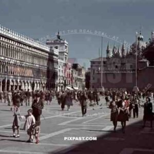 St. Marks Square in Venice, Italy 1939