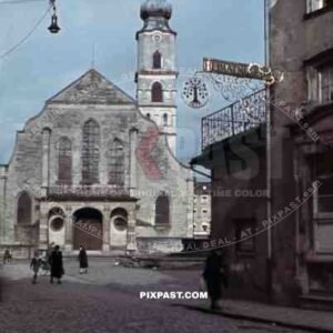 St. Stephans church in Lindau am Bodensee, Germany ~1942