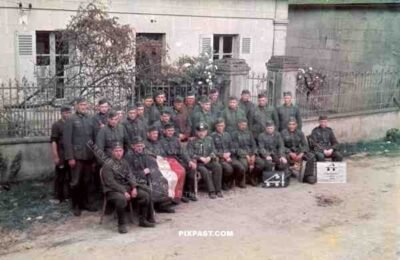 Staff Portrait of the German 290th infantry division Baking Company Backerei-Komp. 290 I.D. In France 1940