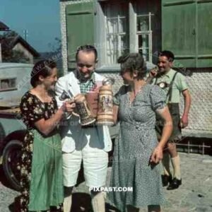 Staff and owners of the Post Brauerei Weiler in  Allgau Bavaria Germany 1937.