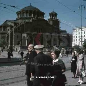 Sveta Nedelya church in Sofia, Bulgaria 1942