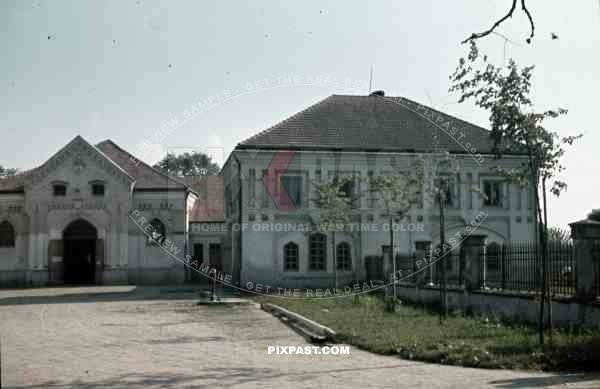 Tarnobrzeg, Polen, Poland 1941. Castle Schloss Dzików. Used by german army officers.