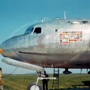 The Flying White House. American USAF 42-107451 Douglas C-54A-5-DO Skymaster Sacred Cow. Transport the President.