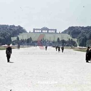 The Gloriette at the Schönbrunn Palace Garden in Vienna, Austria 1941