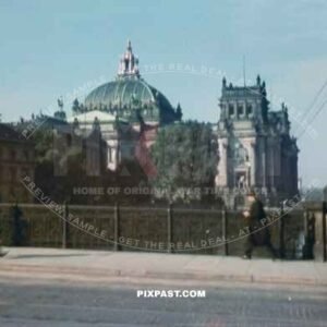 The Marschallbrucke Bridge near the Berlin Reichstag 1940. The Spree River.