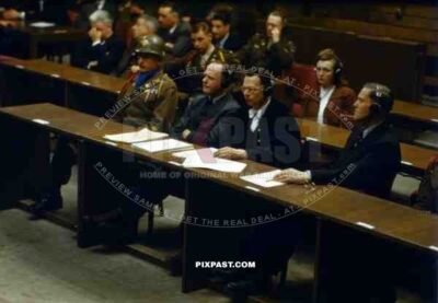 The Nuremberg trial of German Luftwaffe Field Marshal Erhard Milch 1945