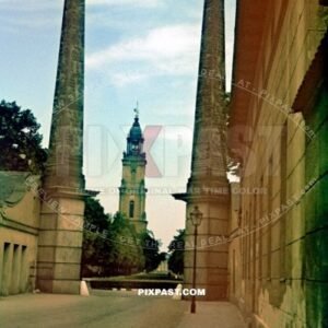 The Obelisk Gate in direction Garnisonkirche in Potsdam near Berlin Germany 1941