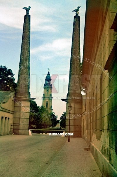 The Obelisk Gate in direction Garnisonkirche in Potsdam near Berlin Germany 1941