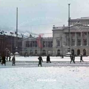 The new theater at the Augustusplatz in Leipzig, Germany 1941
