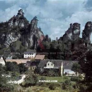The rocks in Pottenstein, Germany 1939