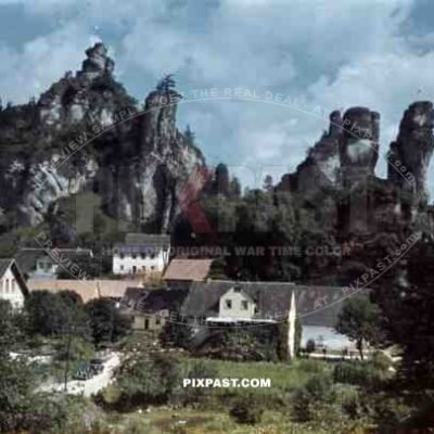 The rocks in Pottenstein, Germany 1939