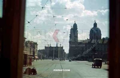 Theatiner Kirche at the Odeonsplatz in Munich, Germany 1937