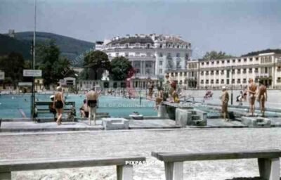 Thermal bath in Baden, Austria 1937
