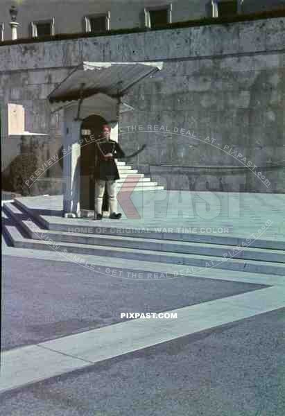 Tomb of the Unknown Soldier at the Syntagma Square in Athens, Greece 1944
