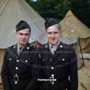 US Army soldiers in San Bernadino, USA 1943. US Army Third Service Command
