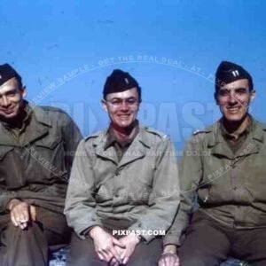 US GI soldiers in Langres in France 1945