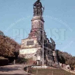 Unification of Germany monument, 1870. Am Niederwalddenkmal, Rüdesheim am Rhein, Hessen, 1939,