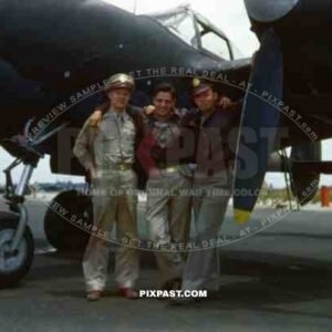 United States Air Force Lockheed P38 Lightning long distance fighter 59. based in Clark Air Base Luzon Island 1945