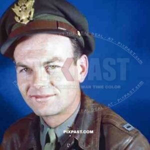 United States Army Air force USAAF Captain Robert H. Leonard.  B-17  42-38178 "Ten Aces" England April 1944